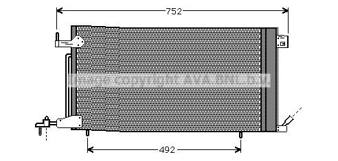 PRASCO Air conditioning condenser Article number: PEA5187 cheaply