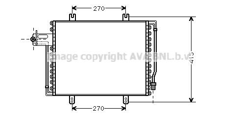 PRASCO Air conditioning condenser Article number: RT5193 cheaply