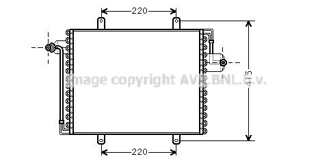 PRASCO Air conditioning condenser Article number: RT5195 cheaply