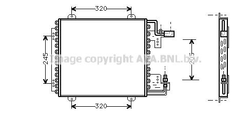 PRASCO Air conditioning condenser Article number: RT5210 cheaply