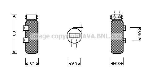 PRASCO Tørfilter aircondition Varenummer: RTD287 billige