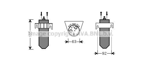 PRASCO Dryer, air conditioning Article number: RTD378 cheaply