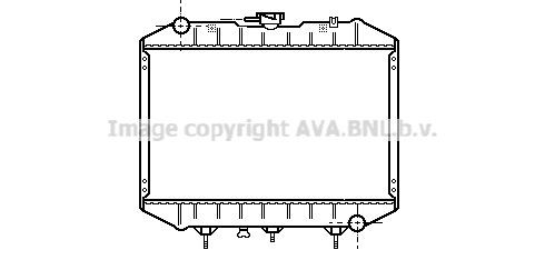 PRASCO Air conditioning condenser Article number: TO5497 cheaply