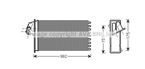 PRASCO Intercooler Article number: VW4127 cheaply