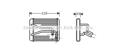 PRASCO Air conditioning condenser Article number: VW5209 cheaply