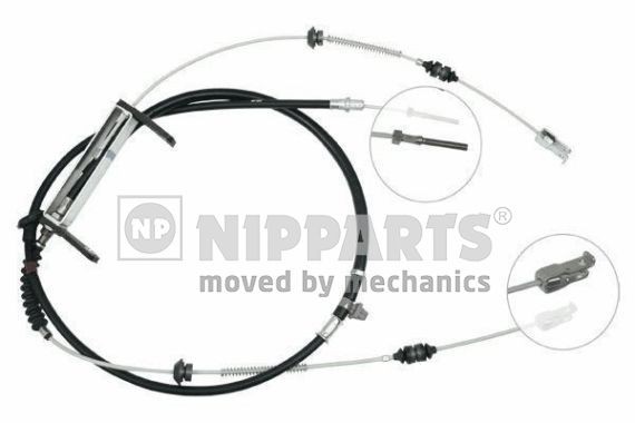 NIPPARTS Håndbremsekabel Varenummer: J12365 billige