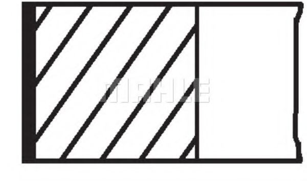 MAHLE ORIGINAL Piston Ring Kit Article number: 028 13 N0 cheaply