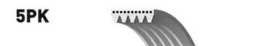 SNR Serpentine belt Article number: CA5PK1138 cheaply