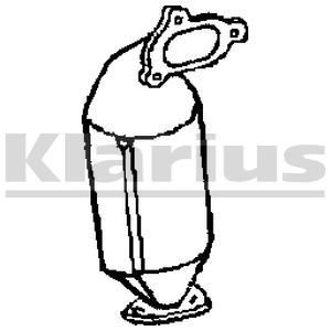 VEGAZ Catalytic converter Article number: OK-887 cheaply