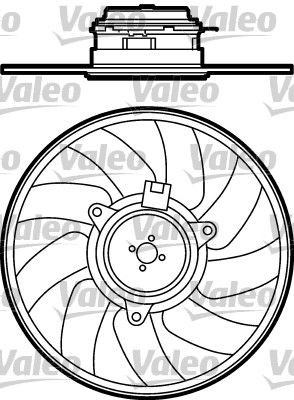 VALEO Fan, radiator Article number: 696079 cheaply
