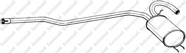 BOSAL Kesksummuti Artikli number: 283-131 soodsalt