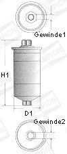 CHAMPION Brændstof-filter Varenummer: L211/606 billige