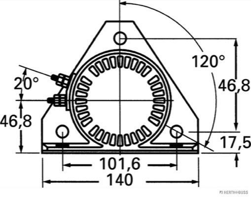 HERTH+BUSS ELPARTS Backup Alarm Article number: 56376076 cheaply