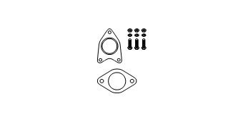 HJS Mounting Kit, primary catalytic converter Article number: 82 11 3266 cheaply