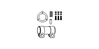 HJS Mounting Kit, catalytic converter Article number: 82 11 3278 cheaply
