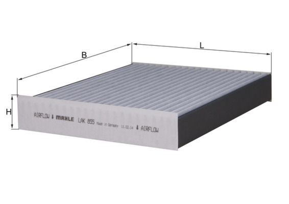 KNECHT Pollenfilter Varenummer: LAK 855 billige