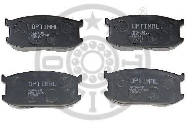 OPTIMAL Brake pad set Article number: 9254 cheaply