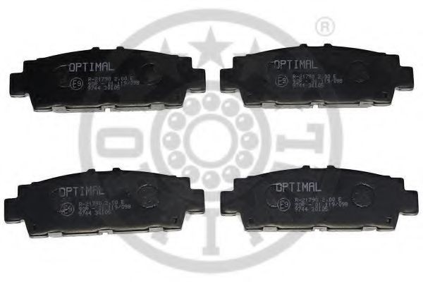 OPTIMAL Brake pad set Article number: 9744 cheaply