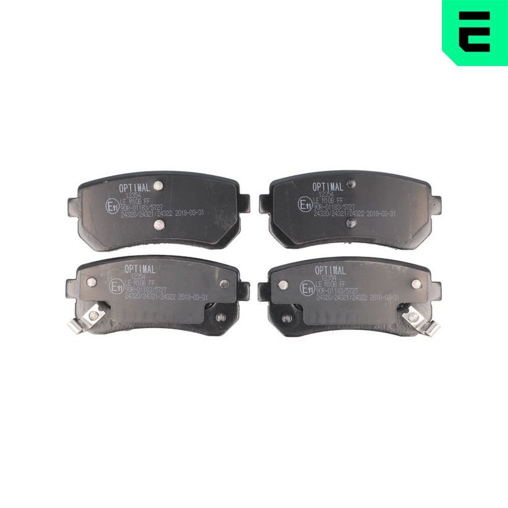OPTIMAL Brake pad set Article number: 12354 cheaply