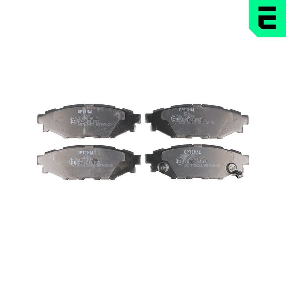 OPTIMAL Brake pad set Article number: 12563 cheaply