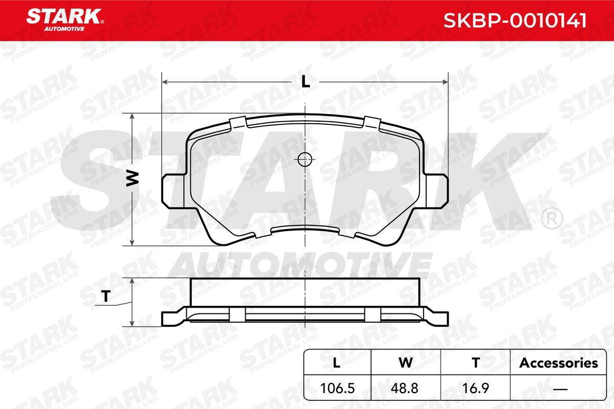 STARK Bremseklodser Varenummer: SKBP-0010141 billige