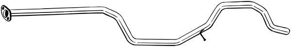 BOSAL Exhaust Pipe Article number: 950-103 cheaply