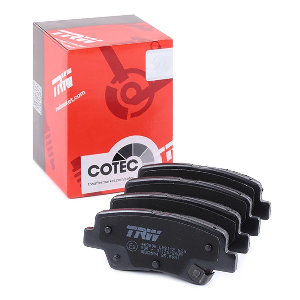 TRW Brake pad set Article number: GDB3594 cheaply
