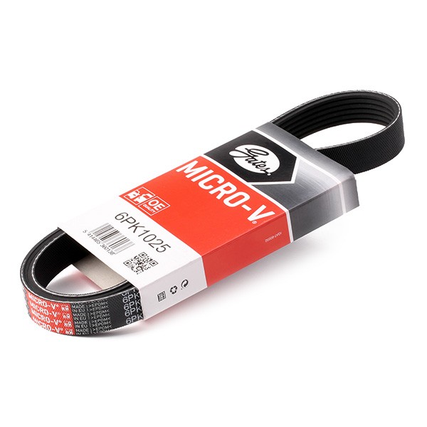 GATES Serpentine belt Article number: 6PK1025 cheaply