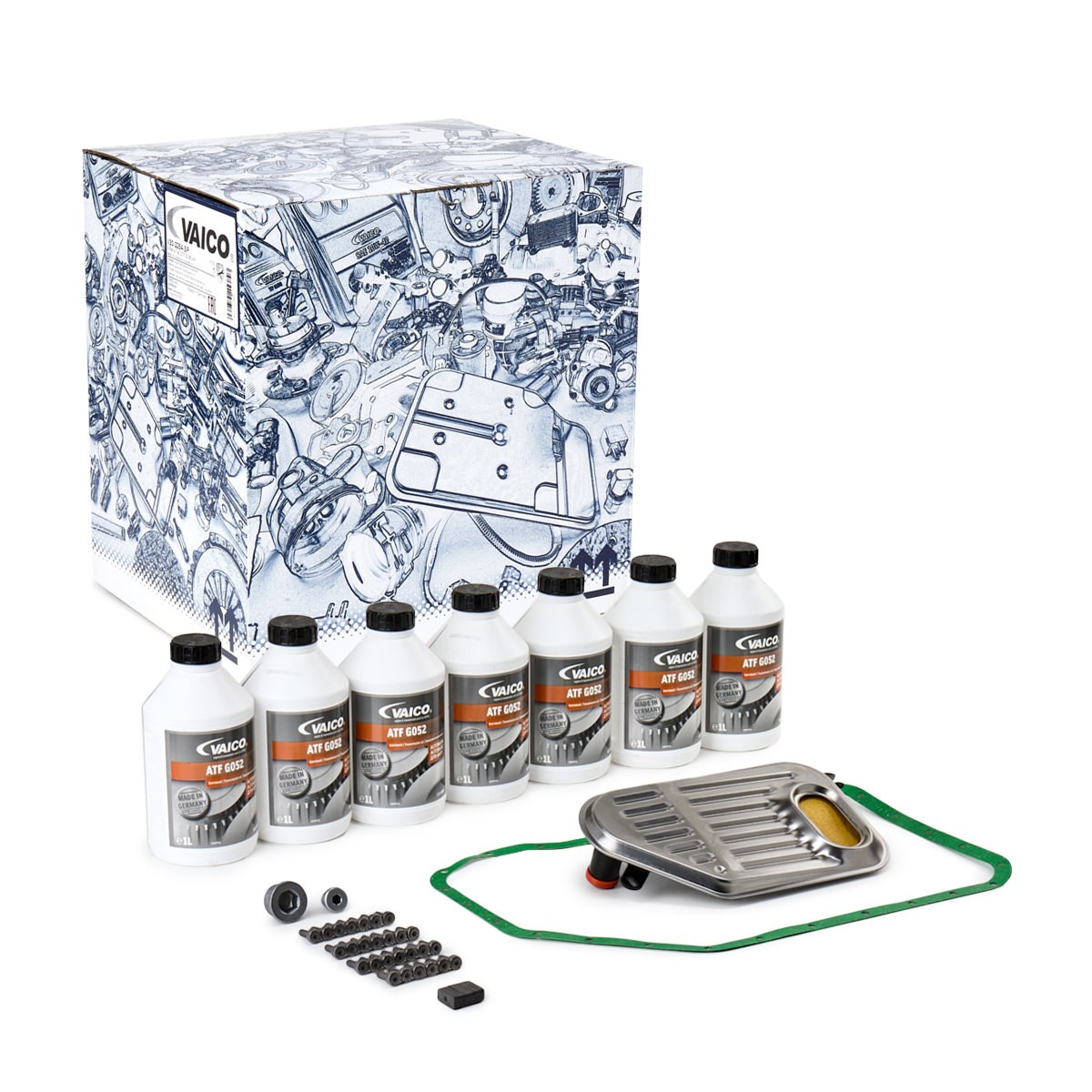 VAICO V10-3213 Sæt til olieskift automatgearkasse PASSAT 1.9 TDI 110 HK Diesel 2001