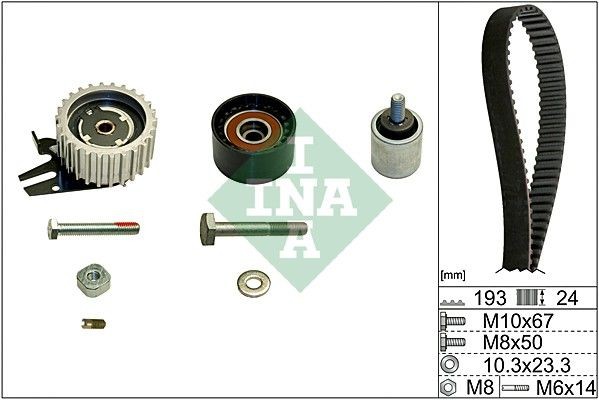 INA Timing belt kit Article number: 530 0619 10 cheaply