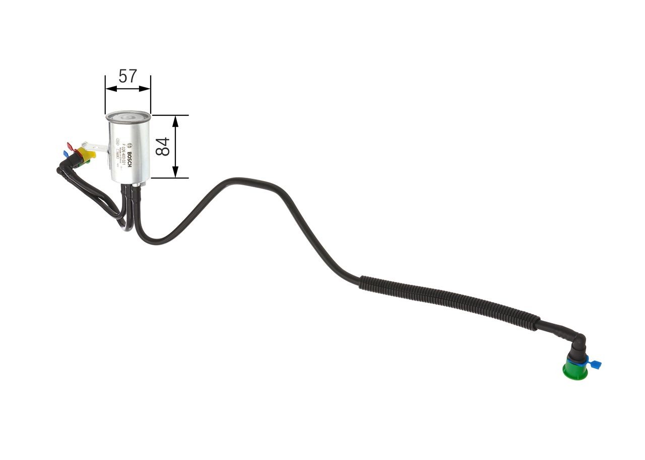 BOSCH Fuel filter Article number: F 026 403 021 cheaply