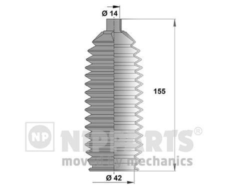 NIPPARTS Manchetsæt, styretøj Varenummer: N2846014 billige