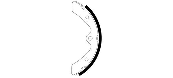 TEXTAR Brake Shoe Set Article number: 91030200 cheaply