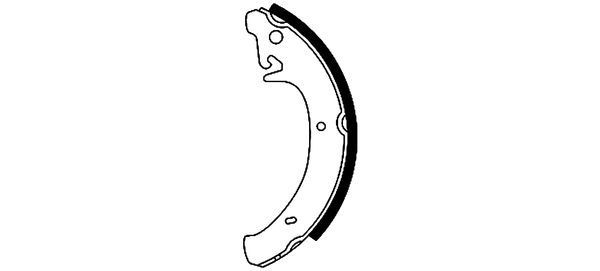 TEXTAR Brake Shoe Set Article number: 91037201 cheaply