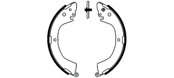 TEXTAR Brake Shoe Set Article number: 91050600 cheaply