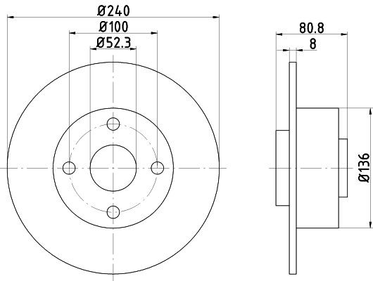 TEXTAR Brake disc Article number: 92119300 cheaply