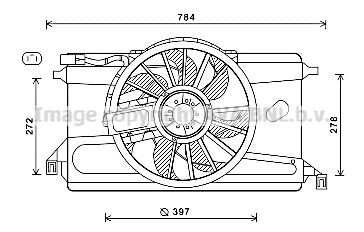 PRASCO Fan, radiator Article number: FD7561 cheaply