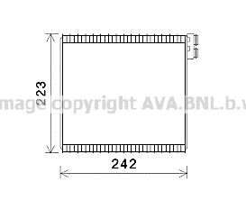 PRASCO Air conditioning evaporator Article number: FTV421 cheaply