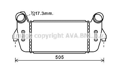 PRASCO Intercooler Article number: KA4213 cheaply
