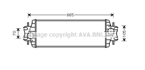 PRASCO Intercooler Article number: RTA4328 cheaply