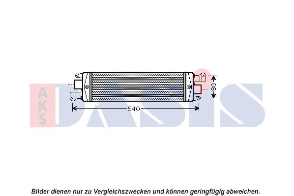 AKS DASIS Intercooler Varenummer: 087027N billige