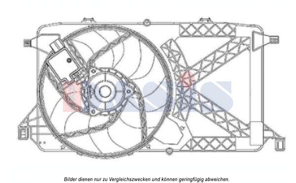 AKS DASIS Køleventilator Varenummer: 098123N billige