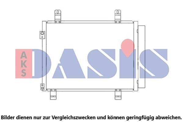 AKS DASIS Air conditioning condenser Article number: 152043N cheaply