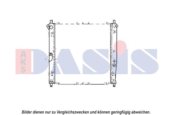 AKS DASIS Engine radiator Article number: 510147N cheaply