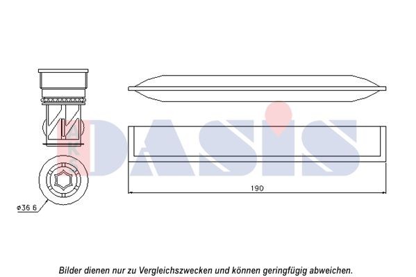 AKS DASIS Dryer, air conditioning Article number: 800633N cheaply