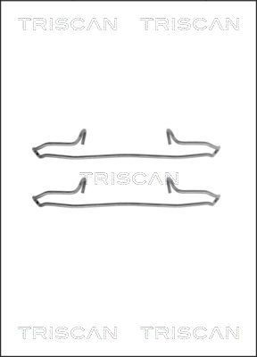 TRISCAN 8105 101594 Monteringssæt til bremseklodser MAREA 1.2 16V 82 HK Benzin 2007