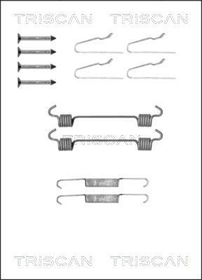 TRISCAN 8105 102593 Lisakomplekt, seisupiduriklotsid 300 3.0 V6 CRD 211 HP Diisel