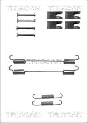 TRISCAN 8105 152561 Set accesorii, sabot de frana FIORINO 1.3 JTD Multijet 80 CP motor diesel