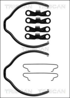 TRISCAN Brake shoe fitting kit Article number: 8105 272576 cheaply