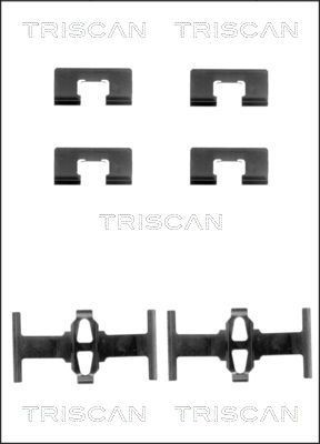TRISCAN 8105 401613 Monteringssæt til bremseklodser JAZZ 1.5 iDSi (GD3) 90 HK Benzin 2008